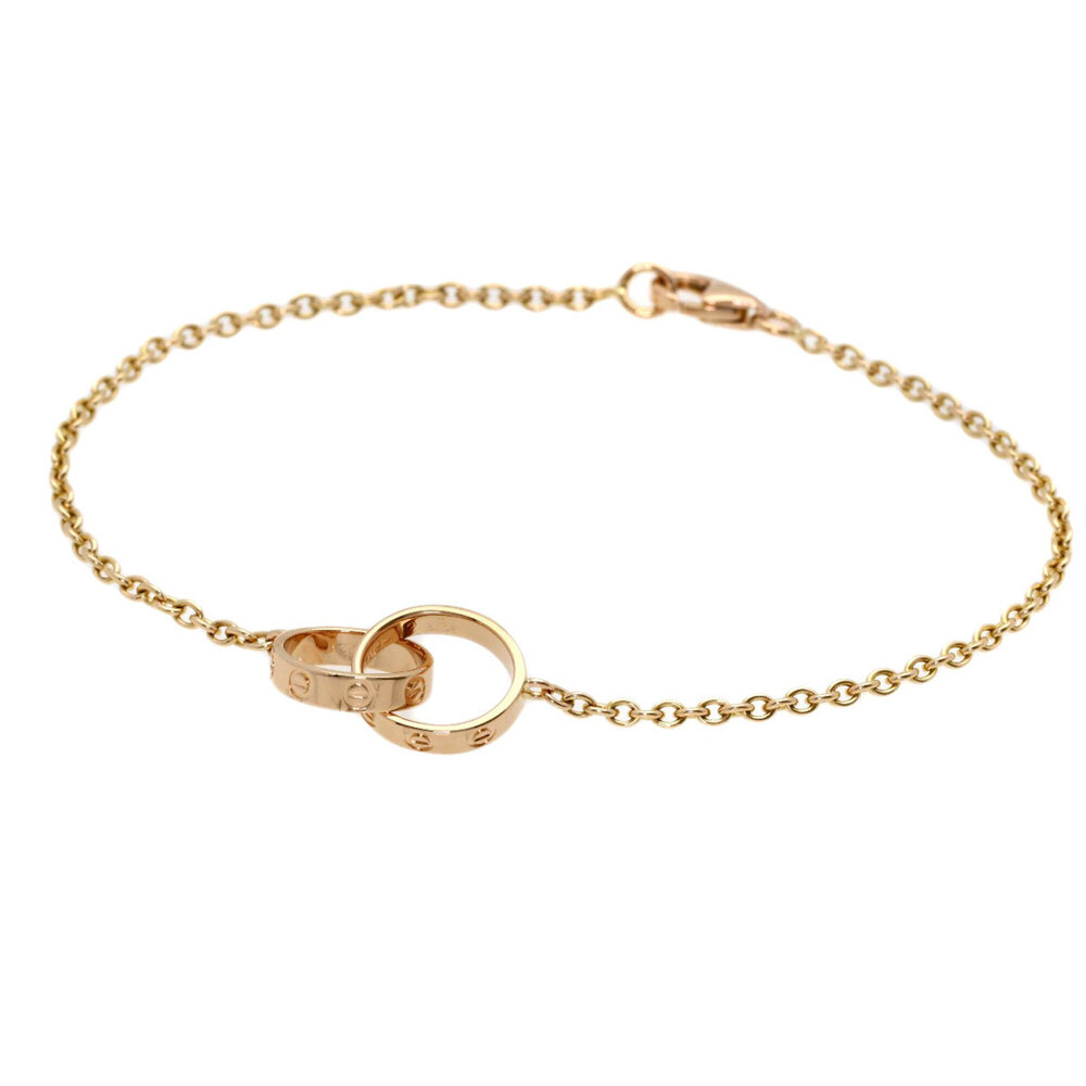 CARTIER 18k Gold Love Charm Bracelet